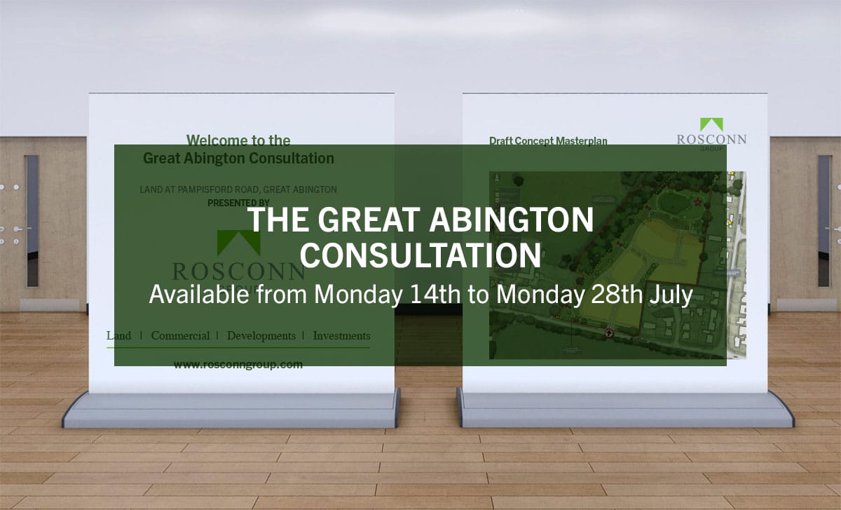 The Great Abington VR Consultation Start Date Graphic